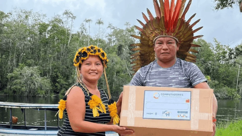 Aldeias indígenas no Pará vão receber computadores do governo federal