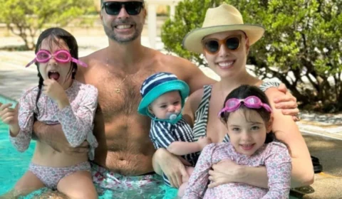 Fabiana Justus posta foto com família antes de voltar ao hospital para tratar câncer