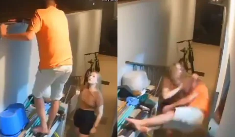 Homem é baleado no rosto após subir em muro para ver briga do vizinho; veja vídeo