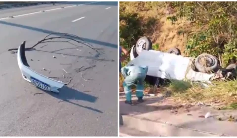 VÍDEO: motorista morre após capotar carro na Zona Norte de Manaus