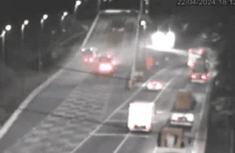 Área de escape evita dois acidentes em 30 segundos; veja vídeo