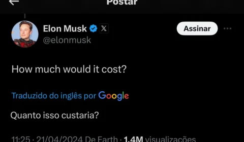 ‘Quanto custa?’, pergunta Elon Musk sobre compra da TV Globo após provocação no X