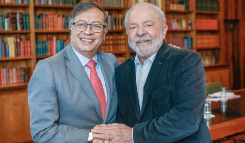Lula se reúne com presidente colombiano, Gustavo Petro