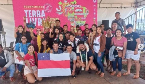 Estudantes indígenas do AM arrecadam recursos para ATL 2024, em Brasília