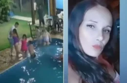 Vídeo mostra resgate de noiva que morreu após cair na piscina em SP