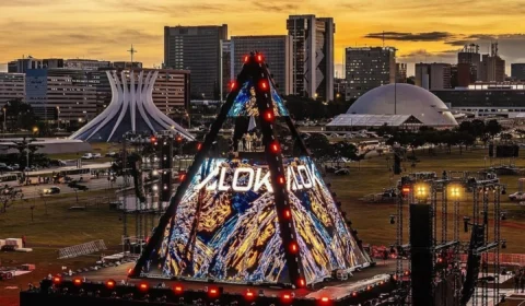 Em comemoração aos 64 anos de Brasília, DJ Alok fez show na capital
