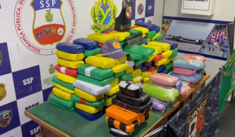 PM-AM apreende drogas avaliadas em mais de R$ 10 milhões no interior