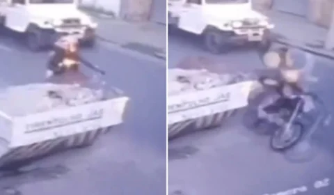 VÍDEO GRAVE: motorista perde a perna após se chocar contra caçamba no Piauí