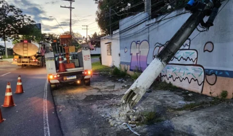 VÍDEO: motorista dorme no volante e causa acidente grave em Manaus