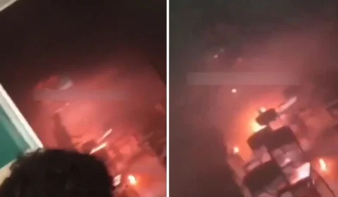 VÍDEO: sala de aula pega fogo em Manaus e alunos entram em pânico; veja