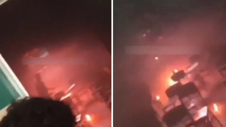 VÍDEO: sala de aula pega fogo em Manaus e alunos entram em pânico; veja