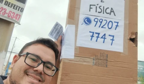 Professor anuncia aulas de reforço em semáforo de Rio Branco