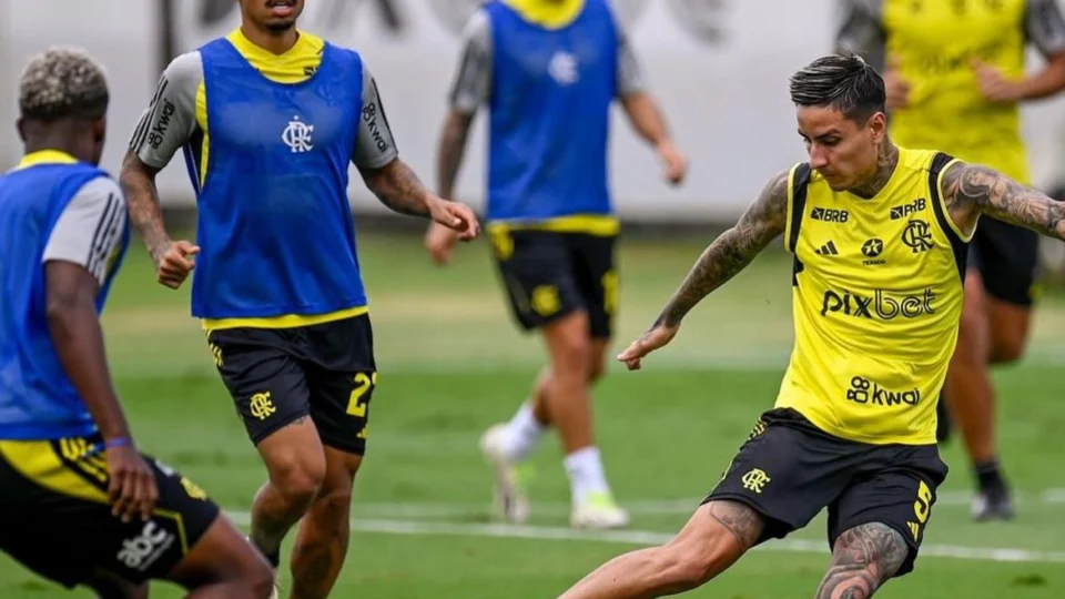 Brasileirão: Flamengo treina antes de enfrentar o Botafogo