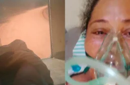 VÍDEO: paciente se desespera com porta aberta de ambulância em MT