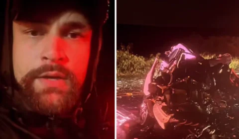 VÍDEO: ex-BBB Vinicius Rodrigues sofre acidente grave em Maringá