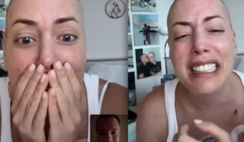VÍDEO: Fabiana Justus filma reação ao descobrir resultado do transplante de medula
