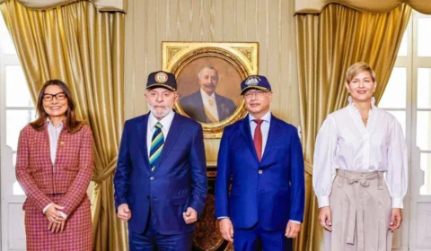 Lula cumpre intensa agenda em visita a Bogotá