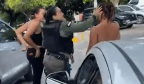 VÍDEO: mulher leva surra de PM após quebrar o braço da filha em PE