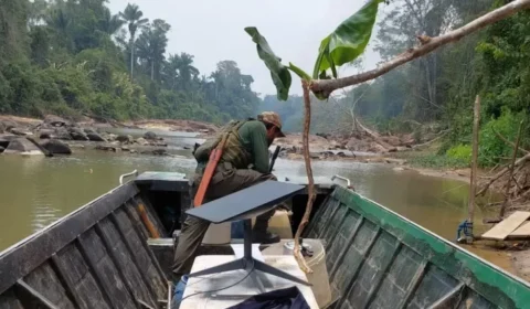 Ibama encontra 32 aparelhos da Starlink em garimpos ilegais na Amazônia