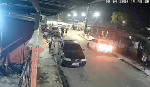 VÍDEO mostra pessoas desesperadas após tentativa de assassinato em Manaus