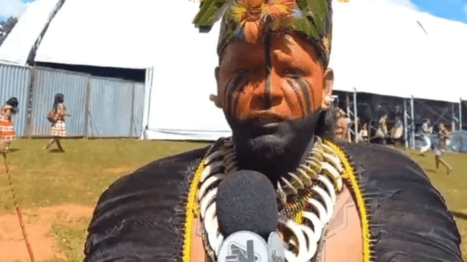 Cacique diz que ato vai mostrar luta dos indígenas para sociedade