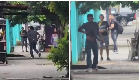 VÍDEO: homem que esfaqueou amigo no Centro de Manaus é preso
