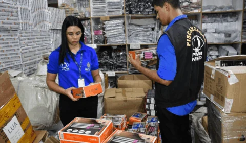 Manaus: Mais de 1,5 t de produtos irregulares são apreendidos