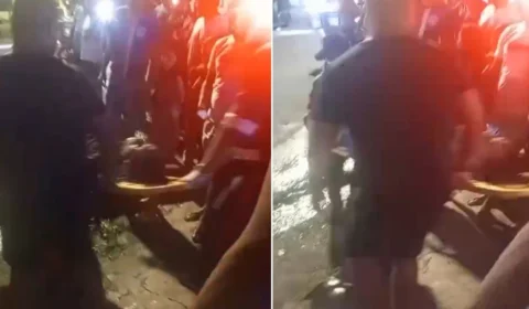 Jovem é baleado na cabeça em barbearia em Manaus; veja vídeo