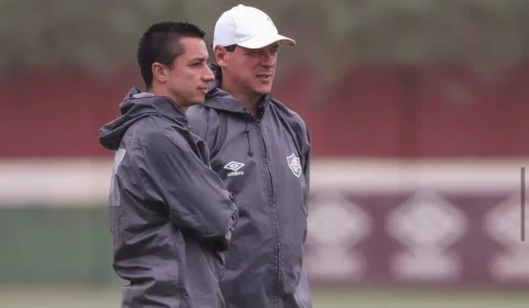 Assista imagens do treino do Fluminense antes do duelo contra o Cerro Porteño
