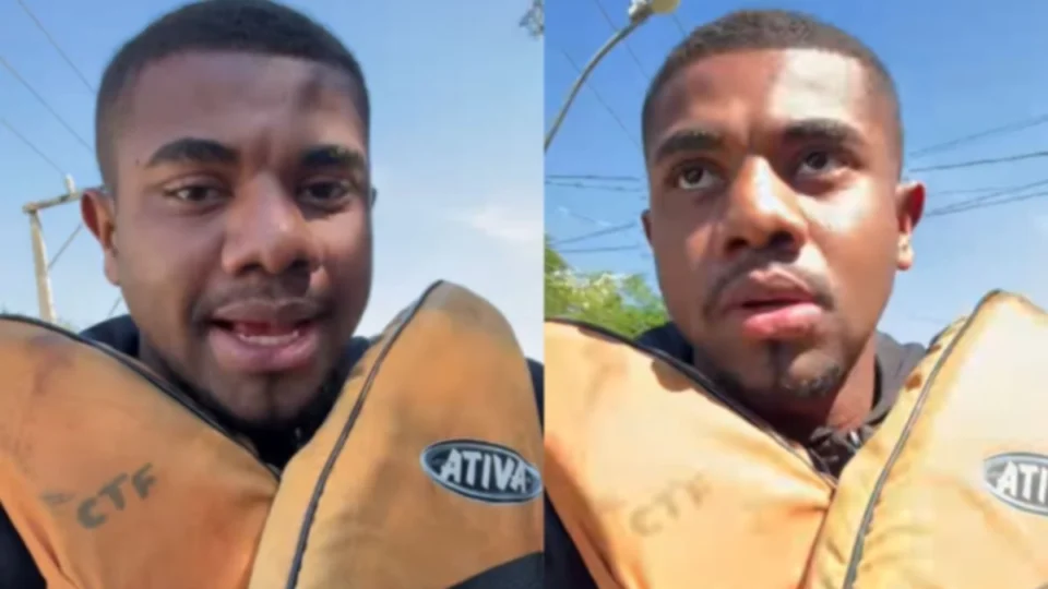 Davi abre live para mostrar cidade destruída no RS e é criticado por moradores