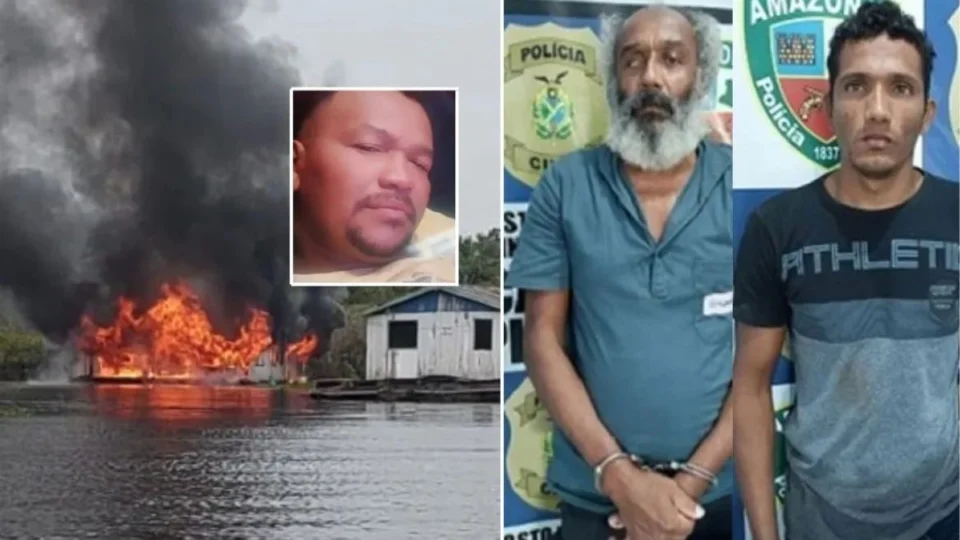 Moradores ateiam fogo na casa de pai e filho acusados de assassinato em Manaus