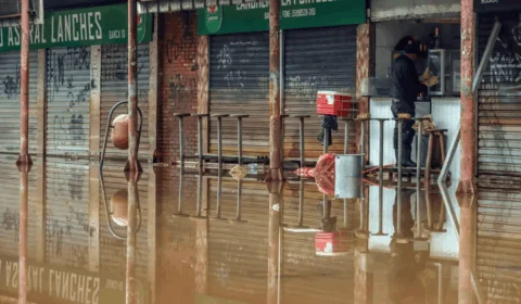 Maior parte da população vive em cidades com risco de desastre