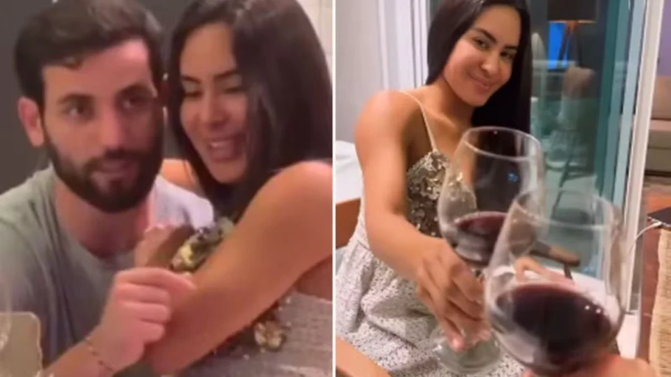 Isabelle é flagrada sentada no colo de Matteus em visita a Manaus; veja foto