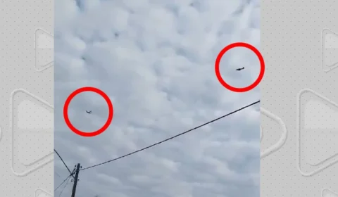 Vídeo: Aeronave irregular é interceptada pela FAB, em Porto Velho (RO)