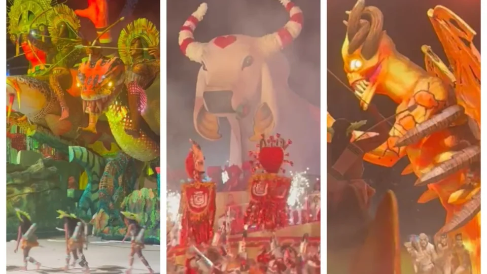 57º Festival de Parintins: Garantido homenageia fundador Lindolfo na 2ª noite