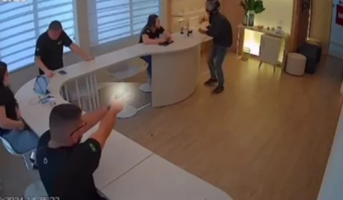 VÍDEO: empresário atira cinco vezes contra criminoso em PR