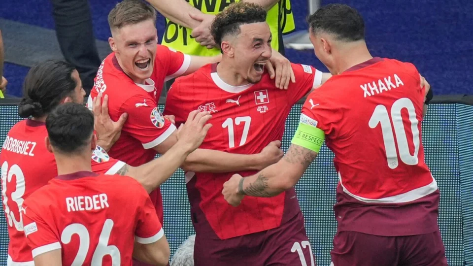 Eurocopa: Suíça bate Itália e avança às quartas de final