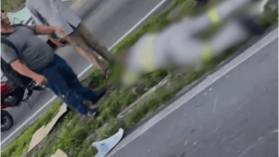 VÍDEO: grave acidente deixa dois feridos na zona Leste de Manaus