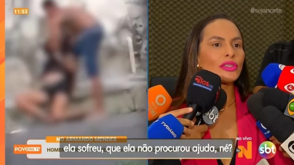 Homem flagrado enforcando e espancado mulher é preso em Manaus