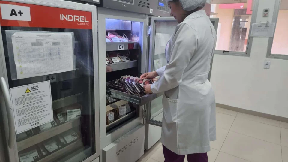 Hemoraima recebe doação de mais de 600 bolsas de sangue de Goiás