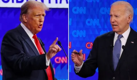 Em debate, Trump leva vantagem com mentiras e Biden preocupa Democratas