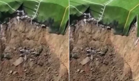 Vídeo assusta ao mostrar cratera de 30 metros se abrindo em campo nos EUA