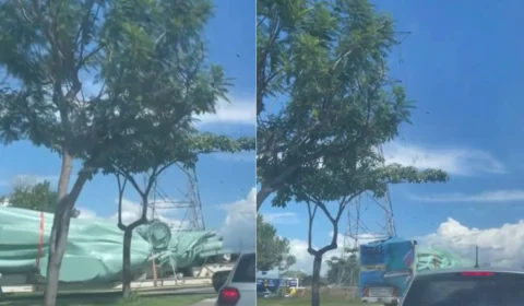 Vídeo: Estátua da Liberdade gigante é vista em Manaus; entenda