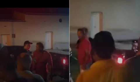 VÍDEO: prefeito troca socos no meio da rua durante festa no RN