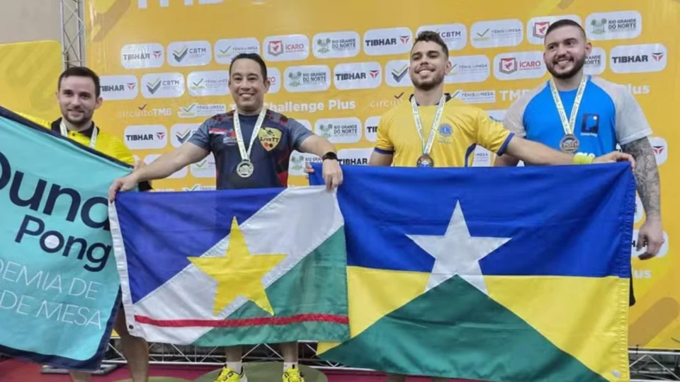 Roraima garante 4 medalhas em circuito nacional de Tênis de mesa