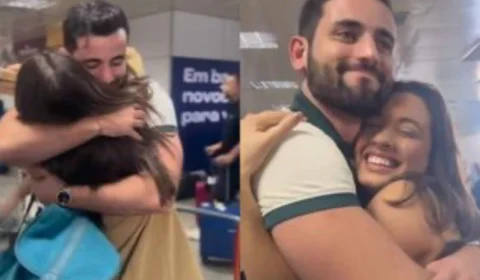 Em vídeo, Beatriz se convida para ser madrinha de casamento de Matteus e Isabelle