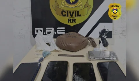 Boa Vista: PCRR prende três homens por tráfico de drogas