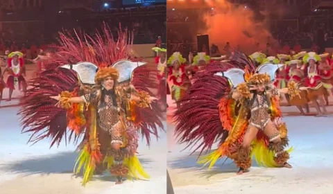 Festival de Parintins: Isabelle Nogueira vira Uirapurú na terceira noite