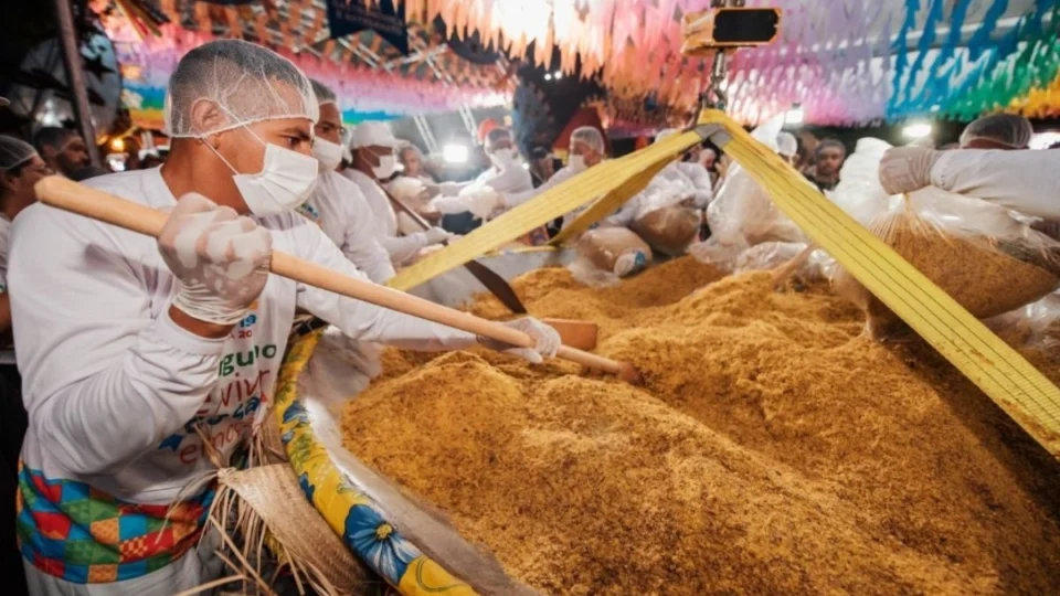 Boa Vista Junina 2024: pesagem e distribuição da ‘Maior Paçoca do Mundo’ é hoje em RR