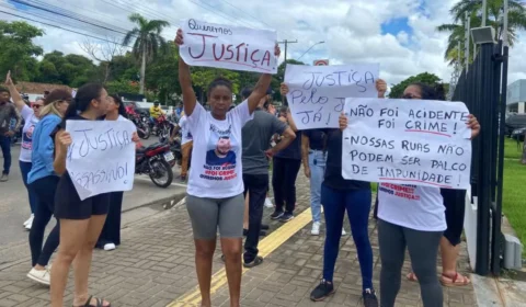 Boa Vista: protesto cobra prisão de policial penal que matou homem atropelado ao dirigir bêbado